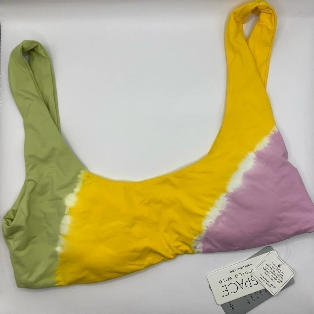 L*Space Lizzie Tie Dye Bikini Top
